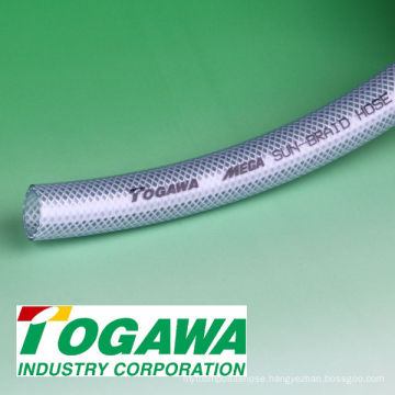 Flexible braided MEGA Sun Braid hose for industrial use. Manufactured by Togawa Industry. Made in Japan (togawa braided hose)